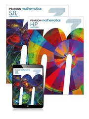 Pearson Mathematics 7 Student Book, eBook, Lightbook Starter and Homework Program