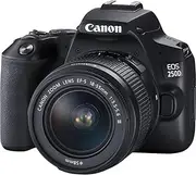 [Canon] EOS 250D Digital Camera (24.1 megapixels, 7.7 cm (3 inches) Vari-Angle Display, APS-C Sensor, 4K, Full-HD, DIGIC 8, WLAN, Bluetooth) incl. EF-S 18-55mm f/3.5-5,6 III Lens Black