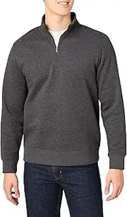 [Amazon Essentials] Men's Long-Sleeve Quarter-Zip Fleece Sweatshirt