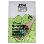 Nykaa Naturals Skin Secrets Sheet Mask - Cucumber and Aloe For Women 1 Pc Mask