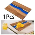 Cheese Board Resin Cutting Board Serving Platter Portable Chopping Board Wood