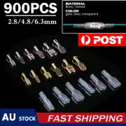 900X M&F Spade Quick Splice Wire Crimp Connectors Terminal for Car Audio Speaker