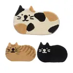 [現貨] 日本 AND PACKABLE 貓咪造型地毯 腳踏墊