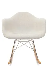 SK Designer Living Replica Eames RAR Rocking Chair - Fabric