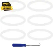 6PCS Blender Sealing Gasket for Ninja Blender Replacement Parts, 3.2 Inch Rubb