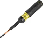 Klein Tools 32313HD Multi-bit Ratcheting Screwdriver, 13-in-1 Impact Rated Tool with 6 Double-Ended Tips and 1/4-Inch Nut Driver