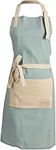 The Great British Bake Off Apron for Women & Men, with Pockets, 100% Cotton with Adjustable Strap & Official GBBO Logo, Baking Gifts for Star Baker, Signature Duck Egg Blue, One Size Fits All