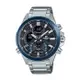 【CASIO EDIFICE】藍牙排程計時器賽車運動競速雙顯腕錶-深海藍/ECB-30DB-1A/台灣總代理公司貨享一年