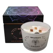 Crystal Manifestation Candle, Attract Love & Abundance | Rose Quartz | Clear ...