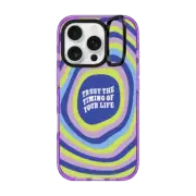 iPhone 16 Pro Impact Ring Stand Case MagSafe Compatible Trust the Timing Phone Case by Quotes by Christie