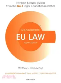 在飛比找三民網路書店優惠-Eu Law Concentrate ― Law Revis