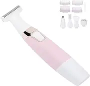 Epilators Hair Removal for Women, Hair Removal Device Electric Body Depilator 5-in-1 USB Rechargeable with Multiple Attachments for Full Body and Facial Hair Removal