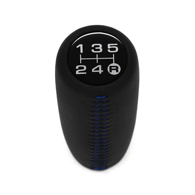 MAZDA 5 SPEED BLUE STITCH WEIGHTED GEAR KNOB 3 6 MIATA MX5 MX3 MX6 CAPELLA RX7