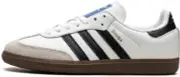 adidas Womens Samba OG Sneaker, White Black Granite, Size 9 US