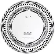 FVDPWYE Vinyl Tachometer Turntable Tuning Disc Phonograph Test Disc Calibration Speed Dial for Player
