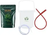 Cor-Vital Try It Now Coffee Enema Kit For Colon Cleansing With 1/2 LB Enema Coffee - Enema Bucket Kit - Gerson Approved Home Enema Kit - Enema Coffee Organic - Therapy Roast Coffee Detox Cleanse