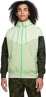[Nike] Sportswear Windrunner Men's Hooded Jacket DA0001-343 Size L Color Honeydew/Lime Ice/Sequoia/White, Honeydew/Lime Ice/Sequoia/White, Large