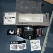 Dragon Luma Lens NFX2 Snow Goggles Rapid Row System Clear New Open Box Sz 6030