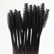 100pcs/pack Black Disposable Eyelash Brush Eyelash Extension Tool Makeup Brush
