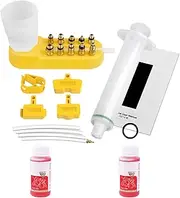Brake Bleeding Tool - Pneumatic Brake Fluid and Clutch Bleeding Extractor Tool | Manual Cylinder Repair Bleeder Set for Riding, Home, Repair Shop, Factory
