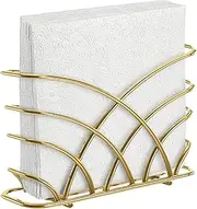LEVIMETREE Gold Napkin Holder for Table - Stainless Steel Napkin Holders for Kitchen, Napkin Holders for Paper Napkins, Modern Serviette Holder Tissue Dispenser, Modern Napkin Holder for Table