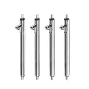 4pcs Quick Release Spring Bar 1.8mm Dia 19mm Width Stainless Steel Watch Pins