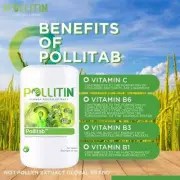 Nutraceutical Dietary Supplement Brain Pollitab Graminex Rye Pollen Extract