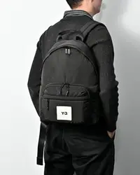 在飛比找Yahoo!奇摩拍賣優惠-KIKI精選 大牌潮款Y-3 bag雙肩背包 學院風書包 舒