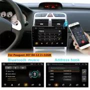2Din 2+32G Android 9.0 Multimedia Video Player Navigation GPS For Peugeot 307