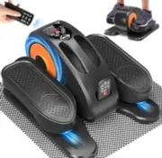 Under Desk Elliptical Elliptical Machines for Home Use Seated Portable Orange