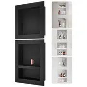 Shower Niche 41x41 &50.8cm Triple Shelf Wall-inserted for Shower Bathroom