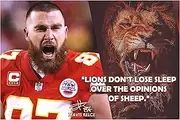 Travis Kelce Poster Motivational Quote Posters Inspirational Football Sports Decor Coaching Wall Art Growth Mindset Teacher Educational Teaching Quotes Autograph Elementary Jersey Kansas City P107