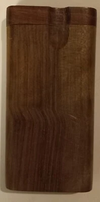Smoking Wooden Tobacco Cigarette Carrying Case 4" Swivel Top