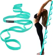 Durable Stretch Straps with Loops for Physical Therapy Multi-Loop Yoga Strap