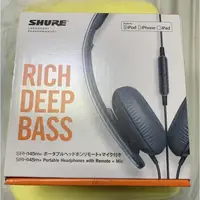 在飛比找蝦皮購物優惠-Shure SRH145m+ 耳罩式線控耳機，全新未拆封