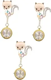 [Sosoport] Pcs Professional Nurse Watch Multi-function Pocket Watch Clip Women Nurses