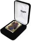 ZIPPO Gold Armor Arabesque Phoenix 5-sided processing F/S from JAPAN by FedEx