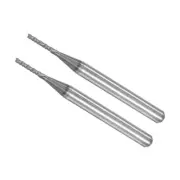 6x1.1mm Tungsten Carbide CNC End Mill CNC Router Bits Left Hand 2pcs