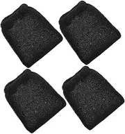 Baluue 4pcs Hair Dryer Nozzle Protective Cover Hair Dryer Sponge Cover for Diffuser Attachment for Home Salon