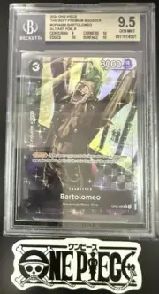BGS 9.5 One Piece OP04-089 R* Bartolomeo Alt Art Foil - English - PRB01 The Best
