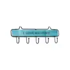 Coat Rack Wall Mounted,5 Coat Hooks for Hanging Coats,Wall Coat Rack with3980