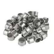 (Pack of 100) Pex 1/2" Stainless Steel Press Sleeve for Brass (ASTM F1807) or...