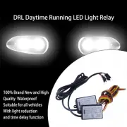 Black Car Switchback Turn Signal Control Box Strip Light DRL Daytime Sequential
