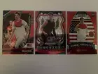 3-Card Lot - 2020-21 Prizm Draft Lamelo Ball /125 Red #43/Crusade #83/Global #98