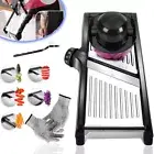 3 in 1 Mandoline Vegetable Slicer Adjustable Stainless Steel Food Cutter Chopper