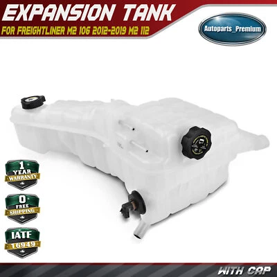 Coolant Recovery Tank Radiator Overflow for Freightliner M2 106 M2 112 with Cap