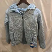 NWT Columbia Women's Copper Crest Hooded Jacket Blue Size L $120 (A-1)