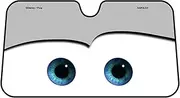 Windshield Sunshade Cartoon Window Foils 5 Colors Eye Aluminium Foil Color Cartoon Big Eyes Car Windshield Sunshade Sun Visor Covers Front Windshield Sun Shade (Color : 2)