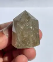 Golden Rutile Quartz Tower Small Natural T470