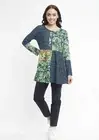 ORIENTIQUE 100% COTTON PATCHWORK TUNIC TOP IN VIVALDI PRINT (#62635)